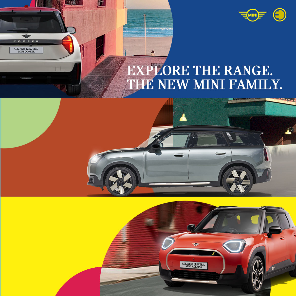 TIME TO TAKE CHARGE. THE NEW MINI FAMILY. | MINI